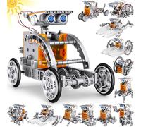 STEM 13-in-1 Education Solar Power Robots Toys for Boys Age 8+, Educational Toy DIY Science Kits for Kids, Building Experiment Robotics Set Birthday Gifts for 8+ Years Old Boys and Girls