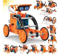 STEM 13 in 1 Educational Solar Robot Toys for 8-12 Year Old Kids Building Science Experiment Robot Kit, Birthday Gifts for 8 9 10 11 12 Year Old Kids and
