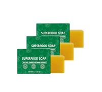 Stem And Soul Superfood Soap, Upgraded Turmeric Lemon Soap Bar For Support Nourishes And Clarifies Help Cleaning Facial And Body Skin, And Suitable Dry And Oily Skin (3)
