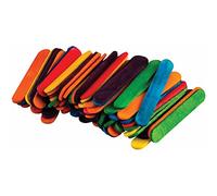 STEM Basics: Multicolor Mini Craft Sticks - 100 Count