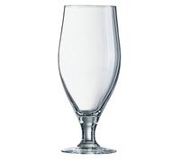 Cervoise Stemmed Beer Glasses 17.6oz / 500ml - Set of 6 | 50cl Glasses, Craft Beer Glasses, Stemmed Lager Glasses, American Pokal Glasses