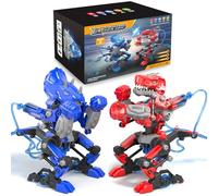 STEM Boxing Robot Toys, Science Experiments for Kids, Science Kits for Kids, Build Two Hydraulic Boxing Robots, Robot Engineering Kits Activity Toys Gifts for 8 9 10 11 12 13 14 Year Old Boys