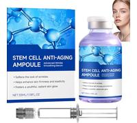 Stem Cell Anti Aging Ampoule Serum for Face, Advanced Wrinkle Smoothing Firming Essence, Skin Elasticity Lifting Repair Serum, Hydrating Brightening Anti Wrinkle Treatment, 35ml (1pcs)