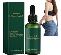 Stem Cell Collagen Peptide Beauty Drops, Lightweight Collagen Peptide Essence for Smooth & Supple-Looking Skin, Nourishing Firming Peptide Serum for Radiant Appearance, Daily Skin Beauty Support