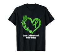 Stem Cell Research Awareness Heart Butterfly T-Shirt