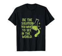 STEM Chemistry Positive Vibes Motivational Quote Art T-Shirt