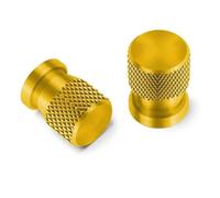 Stem Covers Motorcycle Wheel Tire Valve Caps Covers Case For H-ONDA Dio DJ-1 DJ-1RR AF19 AF18 SR AF20 ZX AF28 AF35 For BAJA Z4 AF56/57 50cc 125CC(Yellow)