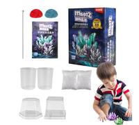 Stem Crystal Science - Colorful Growth Kit, Educational Lab Project, Experimental Sample Presentation, DIY Discovery Station, Interactive Learning Tool | Educational Activity for Scientific Ex