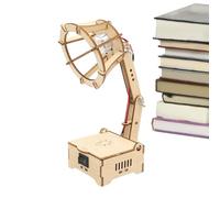 STEM Desk Light Craft Kit - Professional Ultimate Educational Science Lamp Building Construction Set System, Wooden Decor Learning Activity | STEM Games Children Learning Toys Creative DIY Project Kit