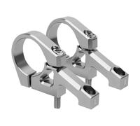 Stem Direct Mount Bike Clamp - 2 Pieces Lightweight Aluminum Alloy, Heavy Duty Cycling Gear | Adjustable Fit For Road Mountain Bike Riders, Compact Design | Performance Riding Upgrade For Beg