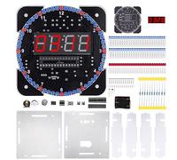 STEM Educational Digital Watch Building Set with Light Control, Memory Backup & Soldering Practice for Student Enthusiasts, STEM Electronics Set
