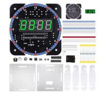 STEM Educational Digital Watch Building Set with Light Control, Memory Backup & Soldering Practice for Student Enthusiasts, STEM Electronics Set