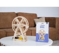 STEM Educational Ferris Wheel Model Kit, Wooden Construction, Science Technology Engineering Mathematics Learning Toy, 16.5x5.5x26.1cm