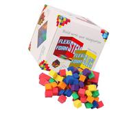 STEM Educational Foam Cubes Count Multicolor 0.4 Inch Building Blocks For Creative Play Colorful Foam Cubes Count