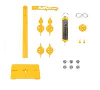 STEM Educational Toy Pulley and Levers Mechanics Experiment Set Physics Learning Teaching Props for Children 8+ Physics Research Accessories