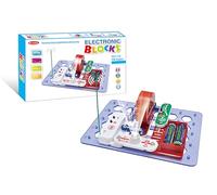 STEM Educational Toy SC-116 Electronics Exploration Kit, Snap Electronics Circuit Labs board kit for Kids 8+, Full Color Project Manual, Experiment Science Kit for Boys and Girls FM Radio & Speaker