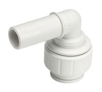 Stem Elbow 22mm PEM222222W (Pack of 2) John Guest White One Size