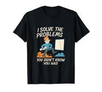 STEM Engineer Math Nerd Humor I Solve Problems Graphic T-Shirt