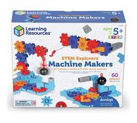 Learning Resources STEM Explorers™ Machine Makers, 60 Pieces, Ages 5+, Build It