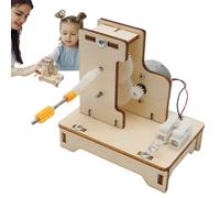 STEM Generator Kit - 1.77x2.76x2.95 inches Learning Games Building Toys, Foster Innovation, Educational Toyy Wooden Generator STEM Toys, Science Toy Fine Motor Toyy, Kids Building Projects