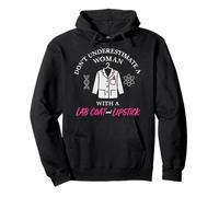 STEM Girl Women in Science Sassy Scientist Smart Is Sexy Pullover Hoodie