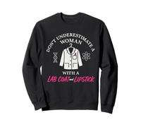 STEM Girl Women in Science Sassy Scientist Smart Is Sexy Sweatshirt