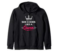 STEM Girl Women in Science Sassy Scientist Smart Is Sexy Zip Hoodie