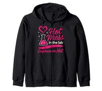 STEM Girl Women in Science Sassy Scientist Smart Is Sexy Zip Hoodie