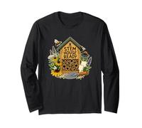 STEM House Ready Solitary Bees Garden Nesting Habitat Long Sleeve T-Shirt