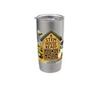 STEM House Ready Solitary Bees Garden Nesting Habitat Stainless Steel Insulated Tumbler