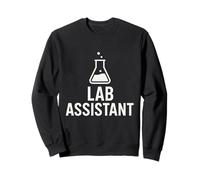 STEM Lab Assistant Chemistry Research Science Flask Sweatshirt