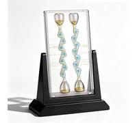 STEM Learning Kit, Rotatable Galton Board with 10000+ Steel Balls, 137.5° Bifurcation Angle, Physics Lab Experiment, Educational Toy for Science Enthusiasts