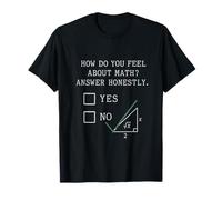 STEM Math Checkbox How Do You Feel Answer Honestly T-Shirt