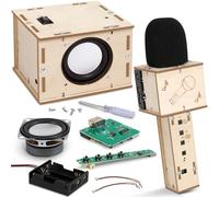Stem Projects Karaoke Machine Toys for Boys Age 8-12 12-14 Science Kit Building Own Bluetooth Speaker & Microphone DIY Electronics Kit for Kids Kid 9-12 Boy Toys Birthday Gift 8 9 10 11 13 Teen Girl