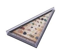 STEM ROCK AND MINERAL SET - Rock Collection for Kids, 36pcs Gem Assortment | Crystal Discovery Case, Science Education Box, Apprending Specmple Stones with Guidebook for Exploration School Projects