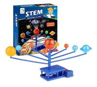 STEM Rotating Planet Model - Solar System Kit with Projection Function - Educational Toy for Kids Ages 8+ - 360° Rotating Function, Interactive Learning Tool, Space Science Kit (SD553)