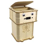 STEM Science Experiments for Kids, DIY Smart Sensor Trash Can Science Kits | Wooden Engineering Assembly Model with Motion Detection, Educational STEM Learning Project for Classroom Activities Ages 8-