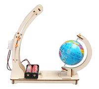 STEM Science Experiments for Kids, DIY Wooden Globe Day and Night Demonstration Model Science Kits | Hands-On Earth Rotation Projects for Classroom Activities & Educational Learning for Ages 6+