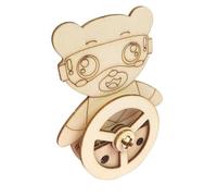 STEM Science Experiments for Kids, DIY Wooden Roly-Poly Bear Model Kit | Educational Science Kits for Classroom Physics Projects, Fun Hands-On Balance & Motion Activities for Children Ages 6+