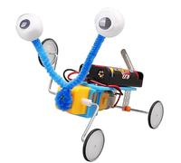 STEM Science Experiments Kit for Kids, DIY Crawling Robot Toy with Funny Googly Eyes, Electric Engineering Build Project for Students Classroom Activities, Hands-On Science Kits for Boys & Girls