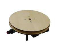 STEM Science Kits Electric Rotating Turntable Toy, DIY Wooden Model Kit for Kids Learning, Science Experiment Building Kits for Birthday Gift