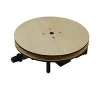 STEM Science Kits for Kids: DIY Electric Rotating Turntable Model Kit, Wooden Educational Craft