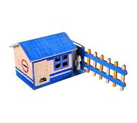 STEM Science Kits for Kids - DIY Smart Barrier Gate Project with Wooden House Model | Hands-On Science Experiments Automatic Boom Arm Assembly Kit Educational Physics Toy for Boys & Girls Ages 8-14