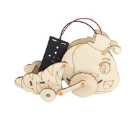 STEM Science Kits for Kids - DIY Wooden Mechanical Caterpillar Model with Motorized Crawling Action | Fun Hands-On Science Experiments Educational Engineering Toy for Boys & Girls Ages 8-14