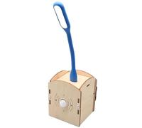 STEM Science Kits for Kids - DIY Wooden Motion Sensor Night Light Project | Hands-On Science Experiments Smart PIR Lamp Assembly Kit Educational Physics Model for Boys & Girls Ages 8-14 Classroom Acti