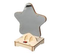STEM Science Kits for Kids - DIY Wooden Star-Shaped LED Infinity Mirror Lamp Kit, Hands-On Science Experiments Project for Learning Electronics & Engineering, Educational 3D Light Activity for Ages 8-