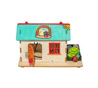 STEM Science Kits for Kids - DIY Wooden Voice-Controlled House Science Experiments Kit, Smart Electronics Building Project for Hands-On Learning, Educational STEAM Activity Toy for Ages 8-14