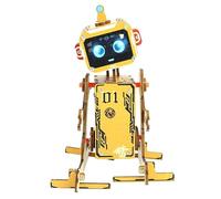 STEM Science Kits for Kids - DIY Wooden Voice-Controlled Robot Science Experiments Kit, Smart Robotics Engineering Project for Hands-On Learning, Educational Electronics Activity Toy for Ages 8-14