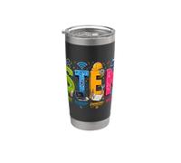 STEM Science Technology Engineering Mathematics Stainless Steel Insulated Tumbler