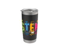 STEM Science Technology Engineering Mathematics Stainless Steel Insulated Tumbler